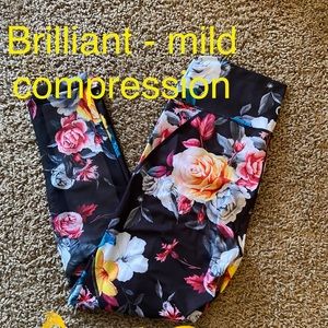 Zyia Brilliant Floral Mesh Leggings